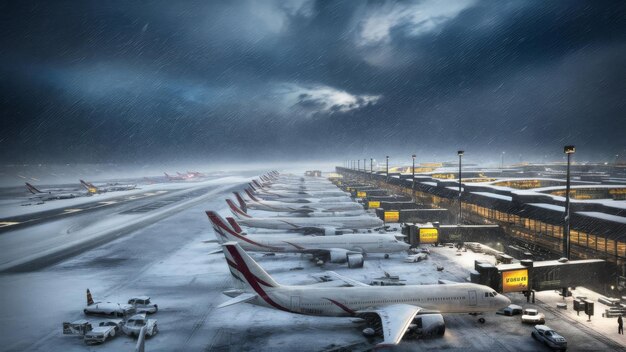 Temporali causano danni e chiusura aeroporti a Calgary, Canada