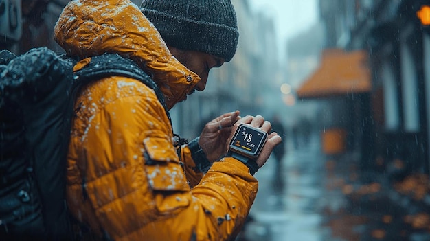 foto realistica di una persona che usa un orologio digitale per il monitoraggio del fitness 1310094 20195 - Meteo: vi informiamo sulla data dell’arrivo del primo freddo