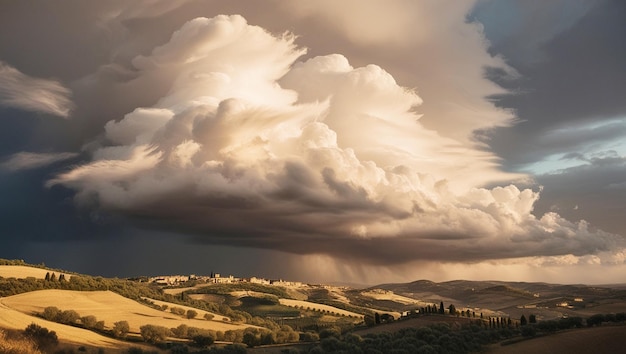 scuolo blu e nuvole bianche sullo sfondo 487509 247 1 - Meteo: Sud Italia sotto la minaccia di nubifragi, cresce l’attenzione