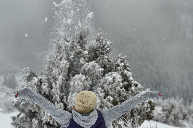 Arriva la prima neve della stagione fredda