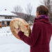 Man is playing native sacred drum - Dicembre con meteo instabile