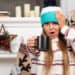 Beautiful young woman posing with cup of tea near the fireplace - Meteo: rischio alluvione lunedì 9 e martedì 10 per queste regioni