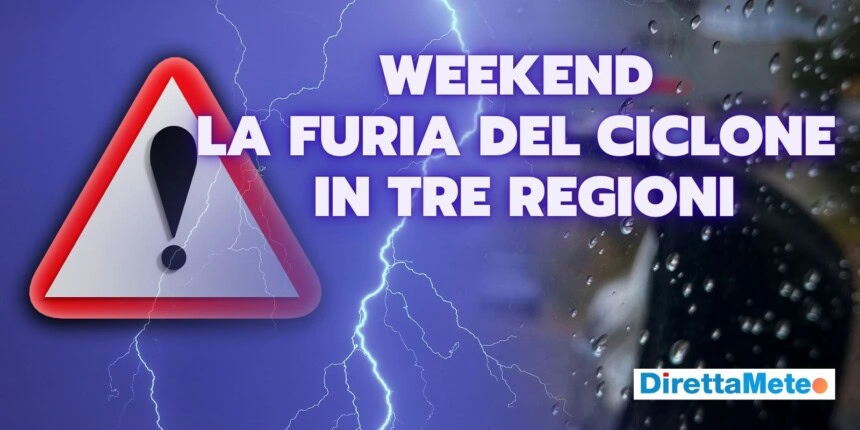 meteo-furia-ciclone-regioni-weekend-14-fdfdagas - Meteo Weekend: infuria il CICLONE, Sardegna, Sicilia e Calabria a rischio MALTEMPO SEVERO